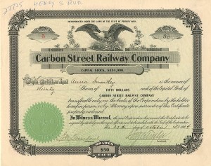 Carbon Street Railway Co.
